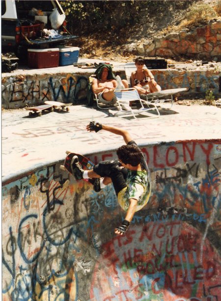 Chuck at the legendary Nude Bowl Photo: Pete Johnston