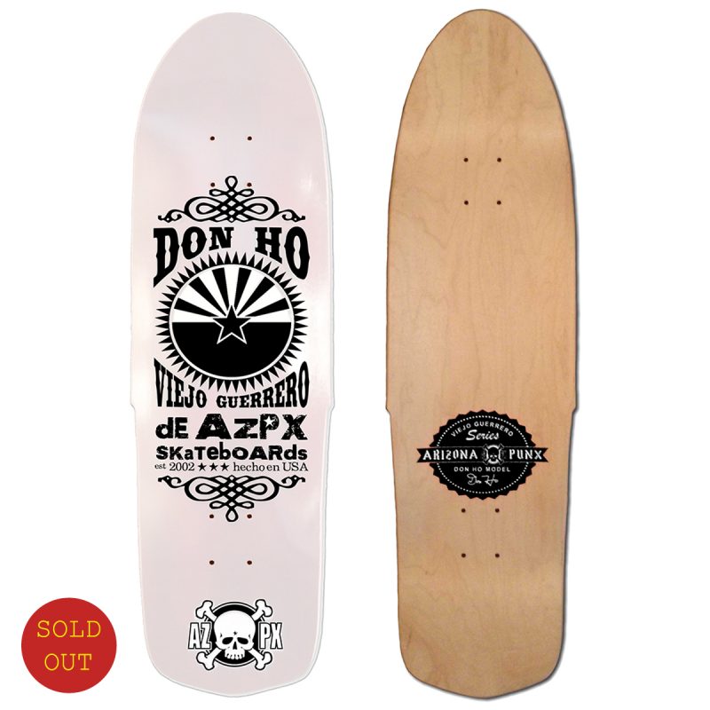 AZPX Don Ho Viejo Guerrero Series 'Pearly White' Deck