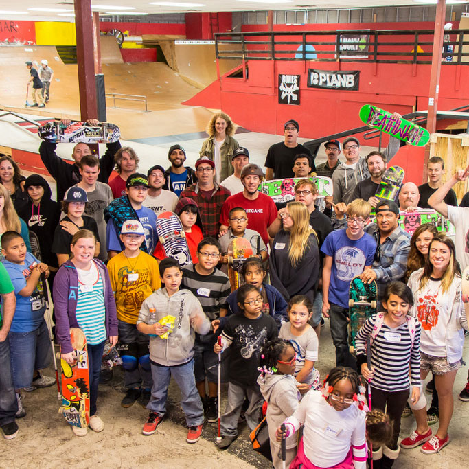 AZPX x Foundation for Blind Children Skateboard Clinic