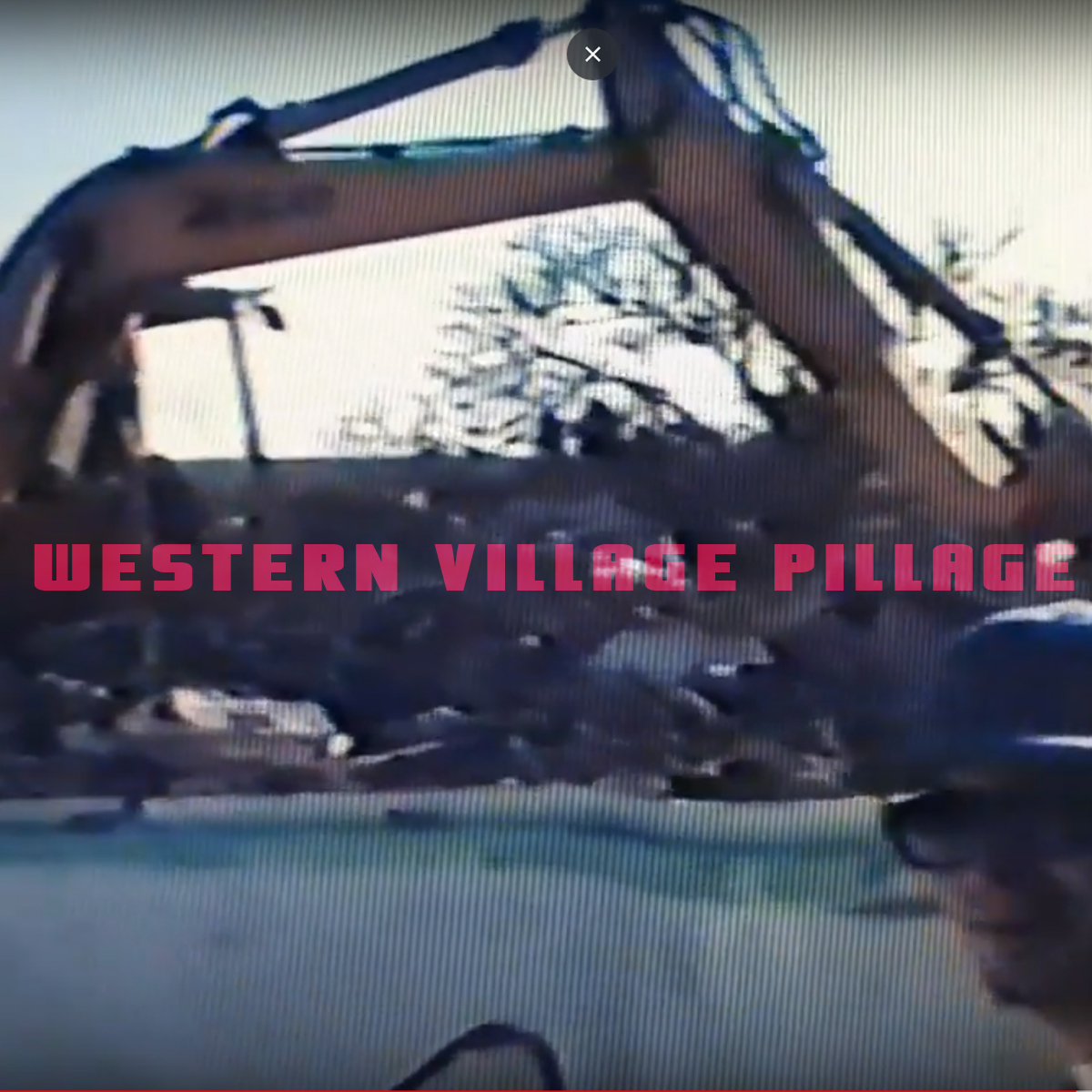 AZPX VHS Series No. 1: Western Village Pillage + BONUS #SolaFiles Photos