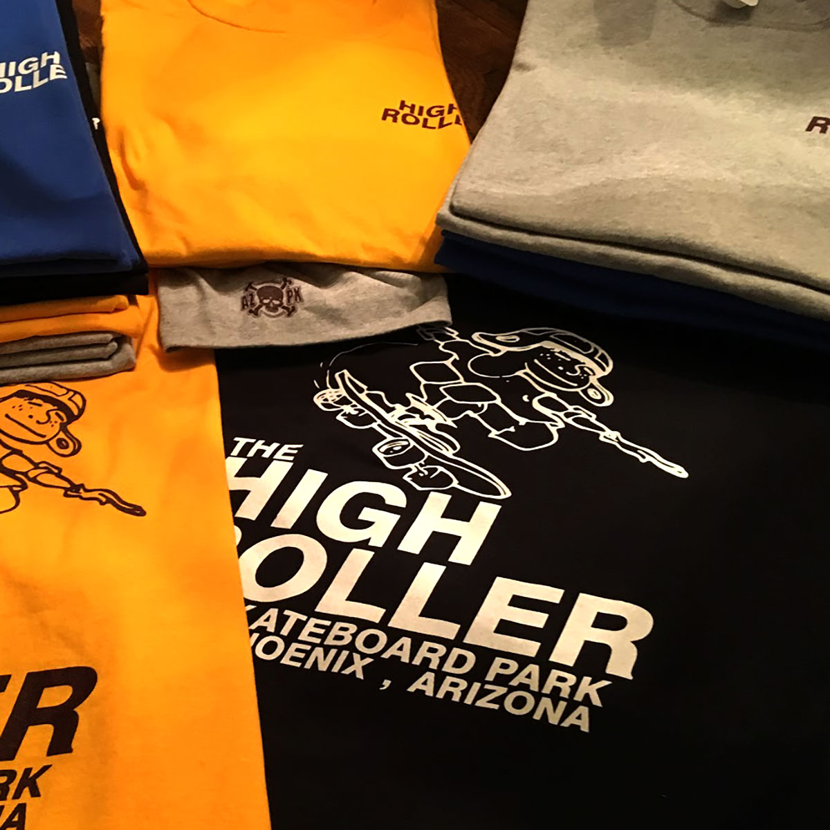 The High Roller Skateboard Park T-shirts Back in Stock