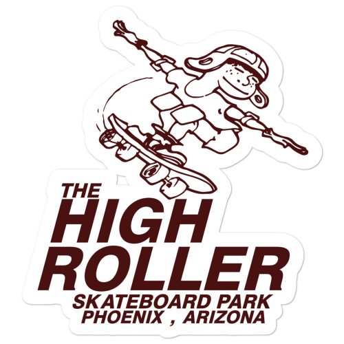 AZPX + High Roller Skateboard Park Sticker v.2