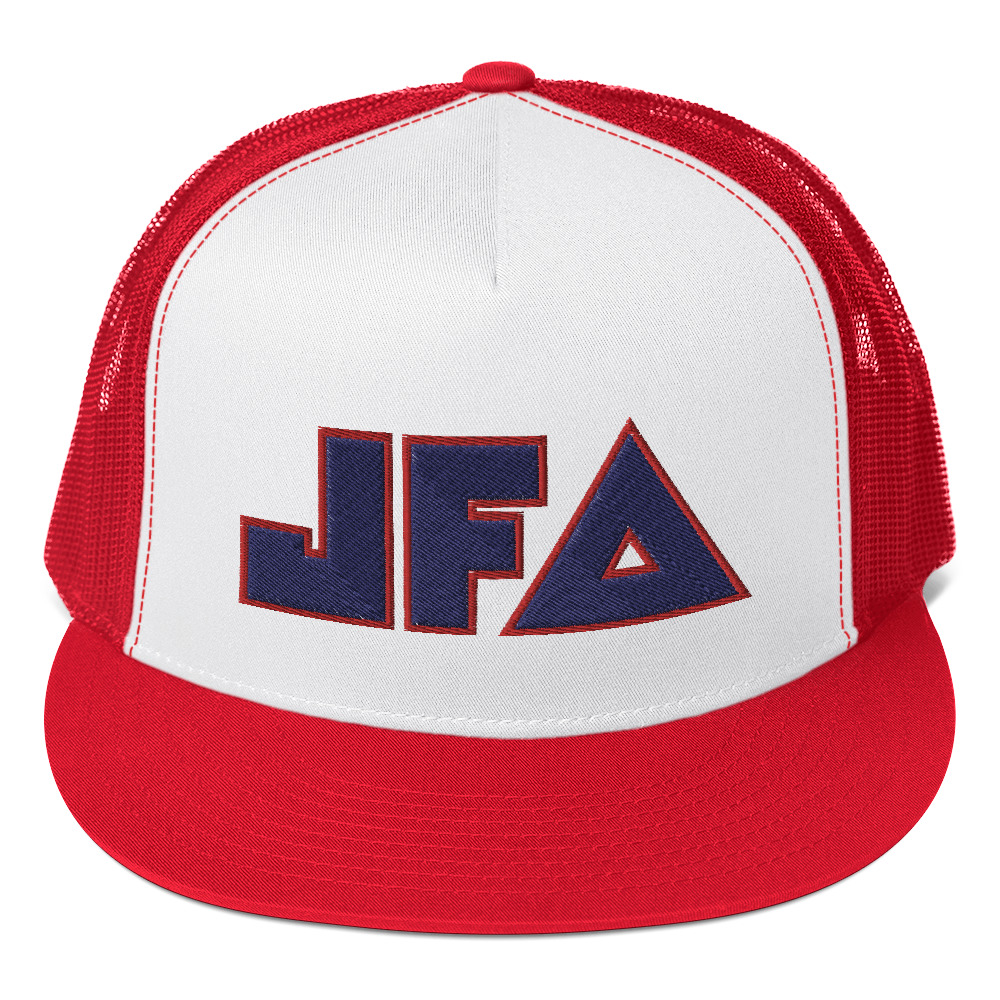JFA Navy/White/Red Trucker Hat