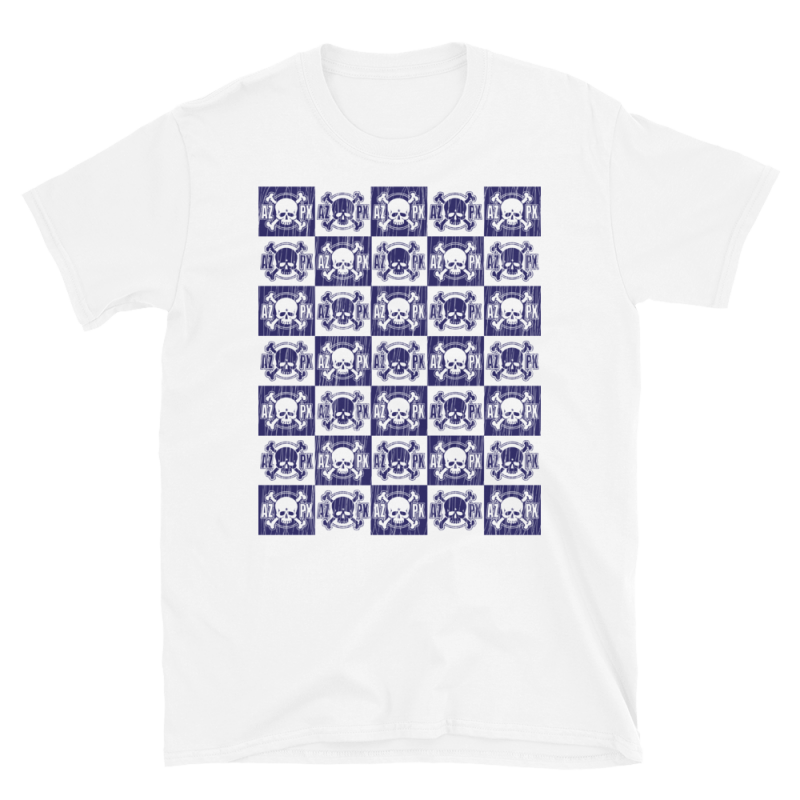 AZPX Checkers Specially Priced T-Shirt Blue Print - Image 2