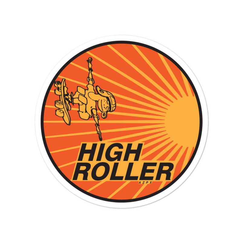 High Roller Round Logo Sticker - Image 2