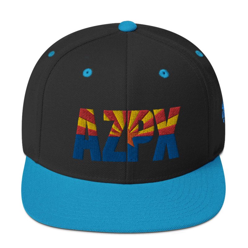 AZPX Skate Flag Snapback Hat - Image 2