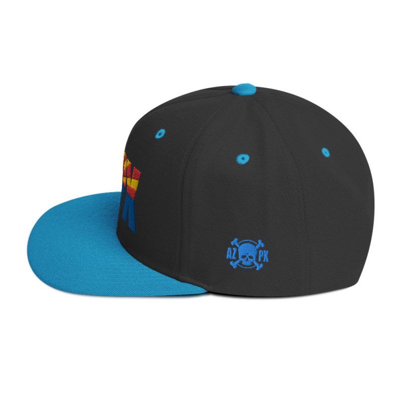 AZPX Skate Flag Snapback Hat - Image 3