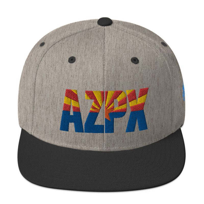 AZPX Skate Flag Snapback Hat - Image 4