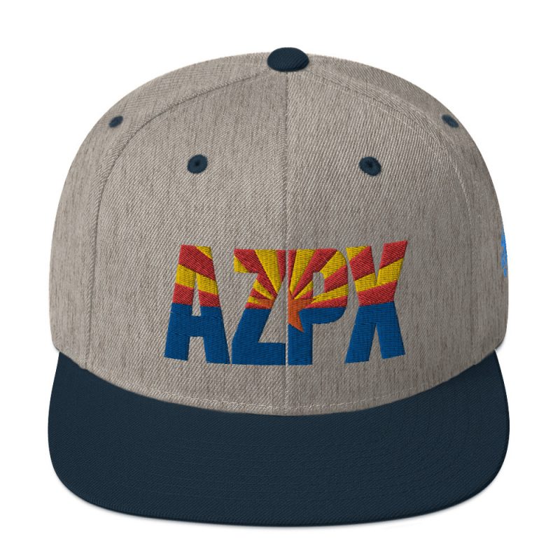 AZPX Skate Flag Snapback Hat - Image 8