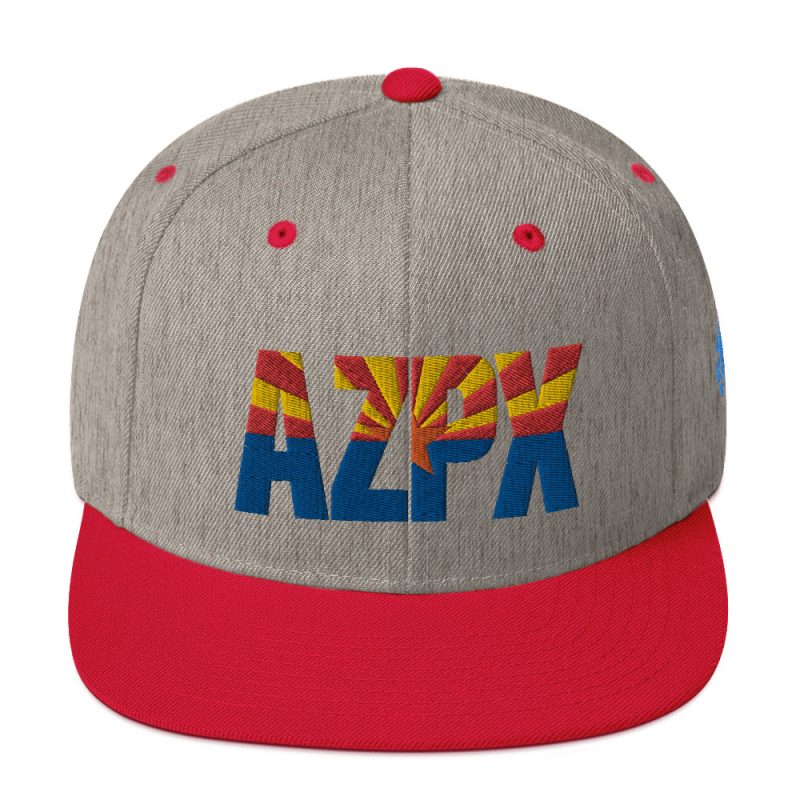 AZPX Skate Flag Snapback Hat - Image 6