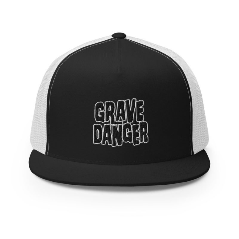 Grave Danger Trucker Cap Black/White or Black/Black