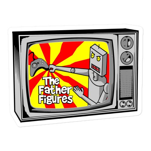 The Father Figures TV Bubble-free Stickers