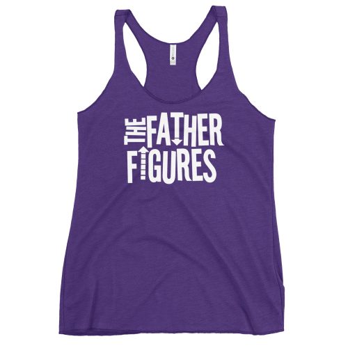 The Father Figures Logo Ladies Racerback Tank