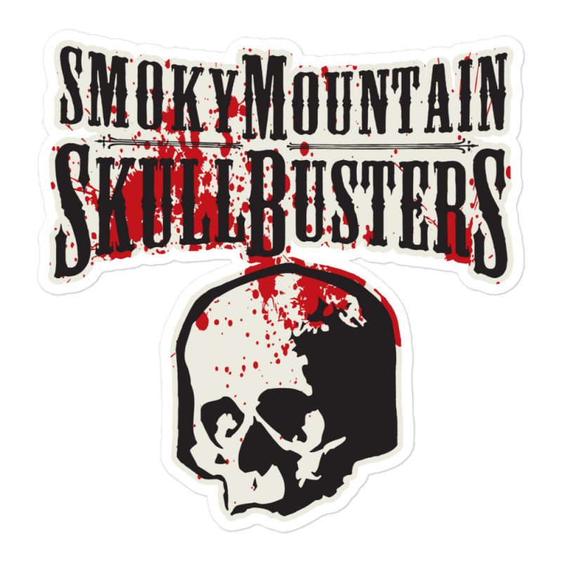 Smoky Mountain Skullbusters Bloody Stickers