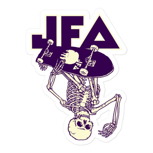 JFA Indy Air Stickers Purple/Off-white