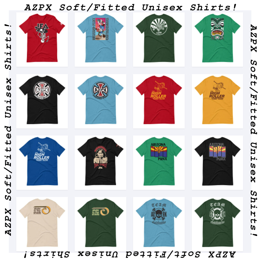 AZPX Soft/Fitted T-Shirts XS-5XL