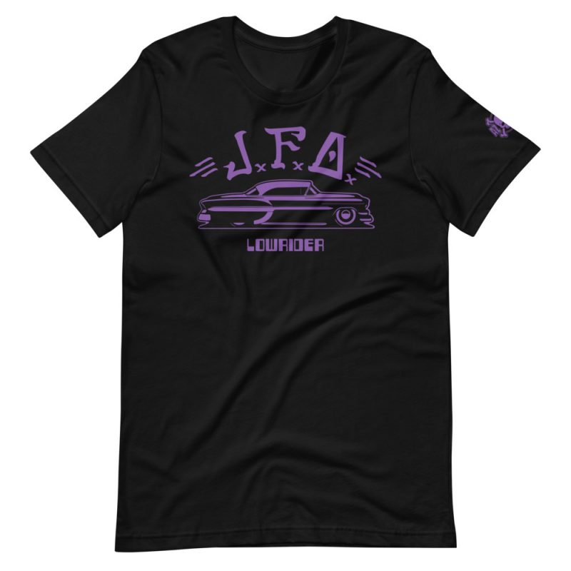 JFA Lowrider Soft/Fitted Unisex T-Shirt Purple Print