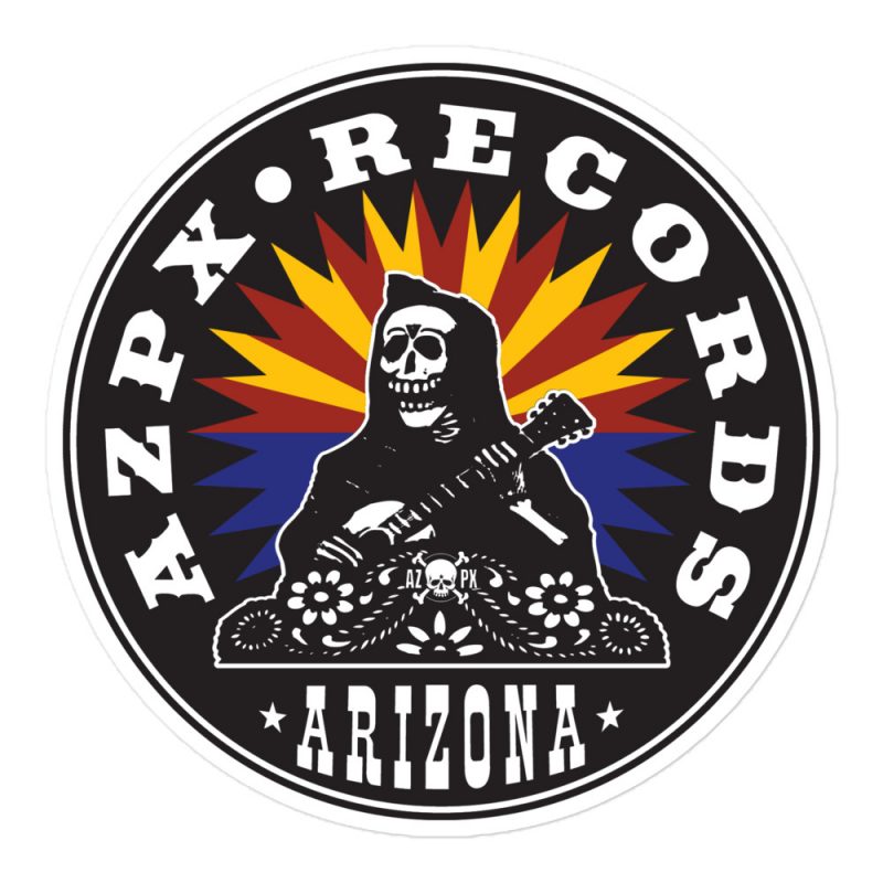 AZPX Records Flag Stickers