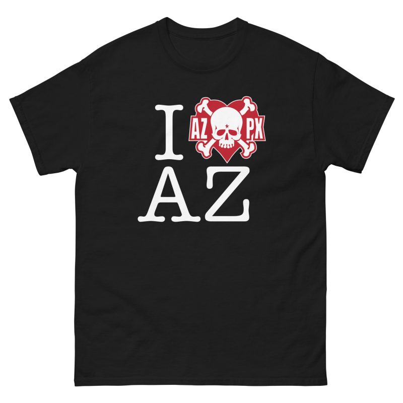 AZPX I Heart AZ Classic Fit T-Shirt White Print