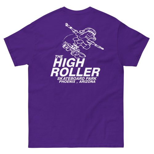 The High Roller Skateboard Park Classic-Fit T-Shirt White Print