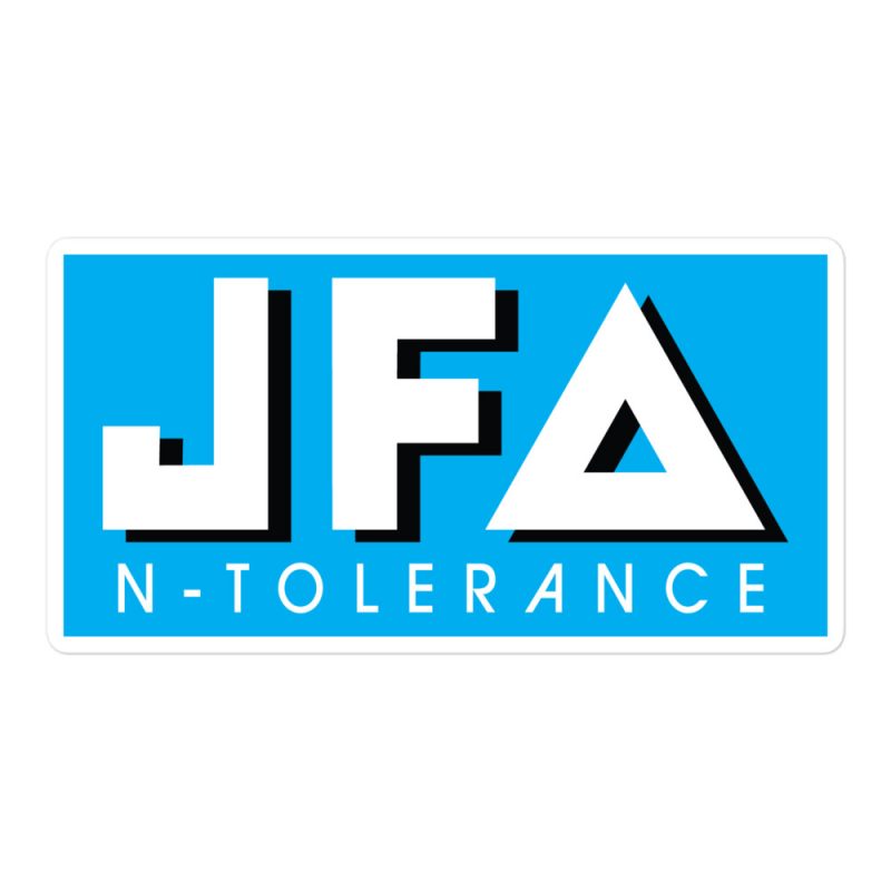 JFA 'N-Tolerance' Bubble-free Sticker Cyan