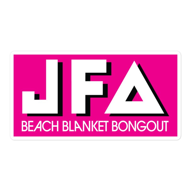 JFA 'Beach Blanket Bongout' Bubble-free Sticker Magenta