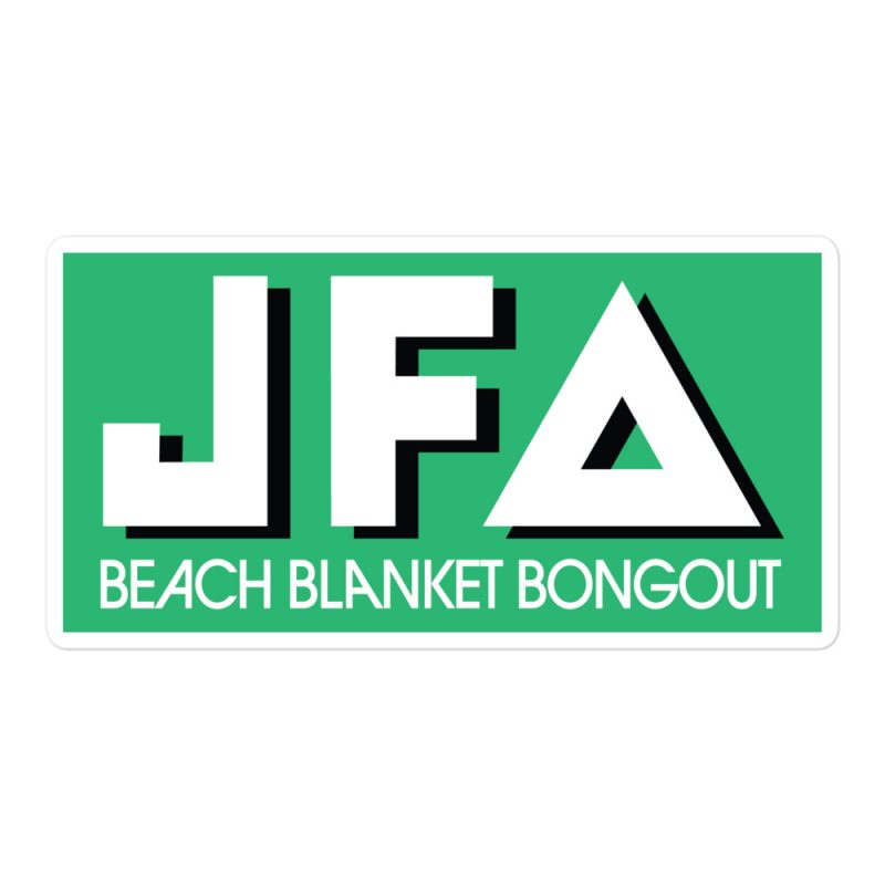 JFA 'Beach Blanket Bongout' Bubble-free Sticker Green