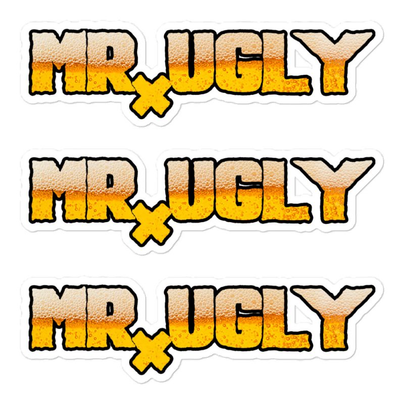 Mr. Ugly Suds Bubble-free stickers