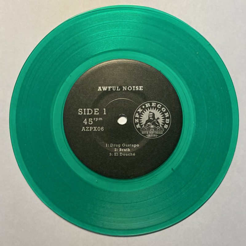 AZPX06: Unemployment Party/Awful Noise 'Nothing/Self-Titled' 7" Vinyl - Image 6