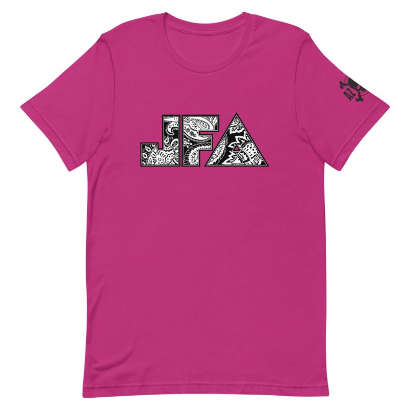 JFA B/W Paisley Soft/Fitted Unisex T-Shirt 2