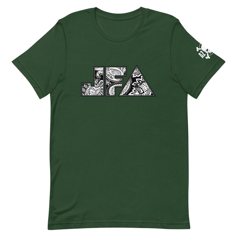 JFA B/W Paisley Soft/Fitted Unisex T-Shirt 1