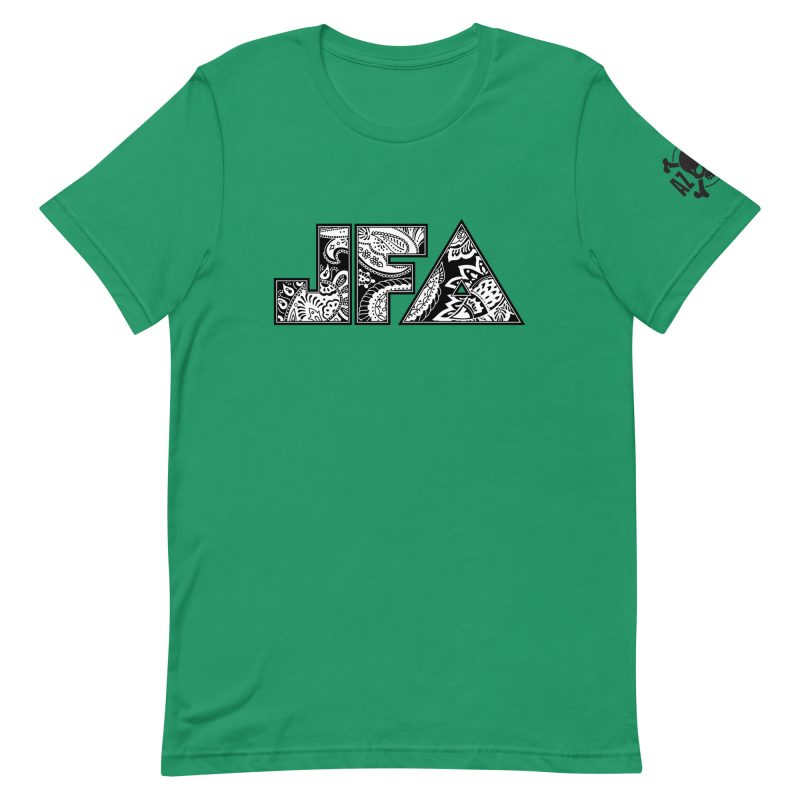 JFA B/W Paisley Soft/Fitted Unisex T-Shirt 2 - Image 5