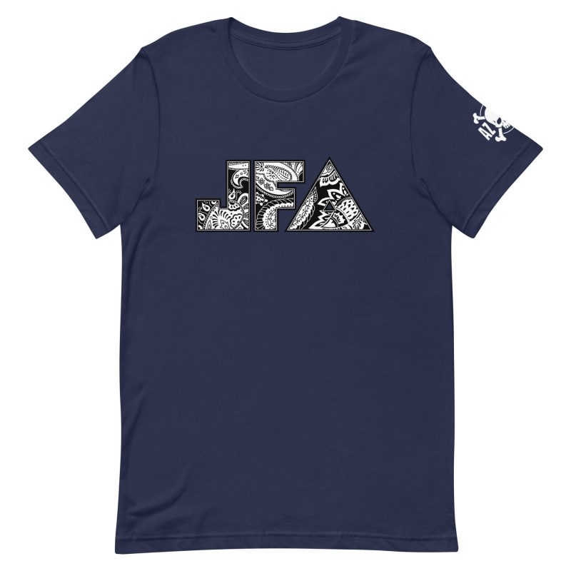 JFA B/W Paisley Soft/Fitted Unisex T-Shirt 1 - Image 3