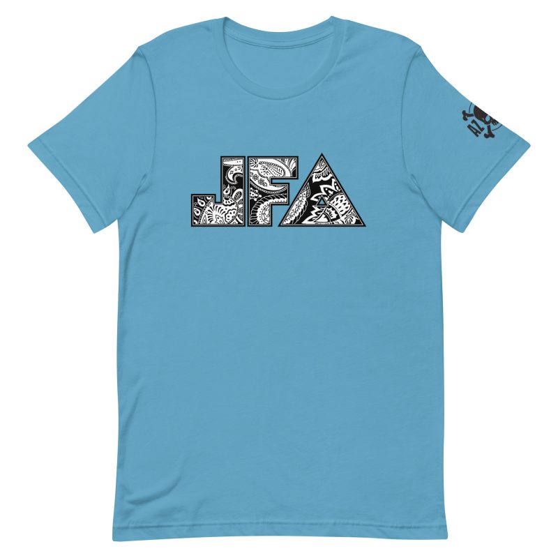 JFA B/W Paisley Soft/Fitted Unisex T-Shirt 2 - Image 6