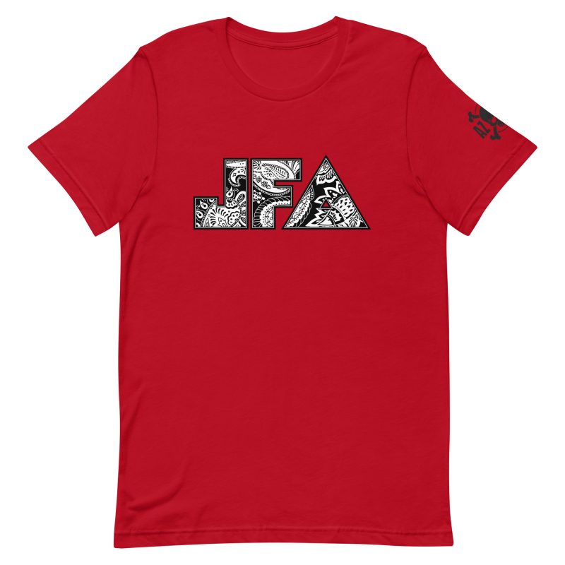 JFA B/W Paisley Soft/Fitted Unisex T-Shirt 2 - Image 2