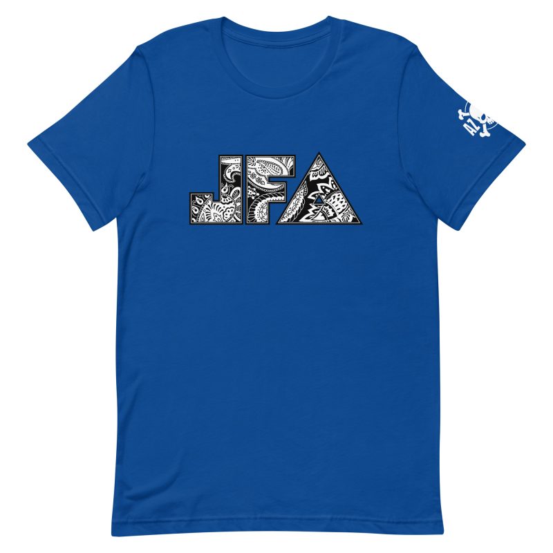 JFA B/W Paisley Soft/Fitted Unisex T-Shirt 1 - Image 6