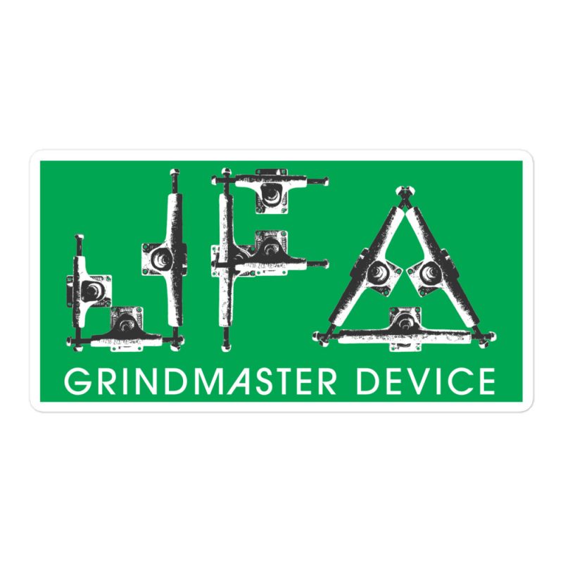 JFA Grindmaster Device Green Bubble-free stickers