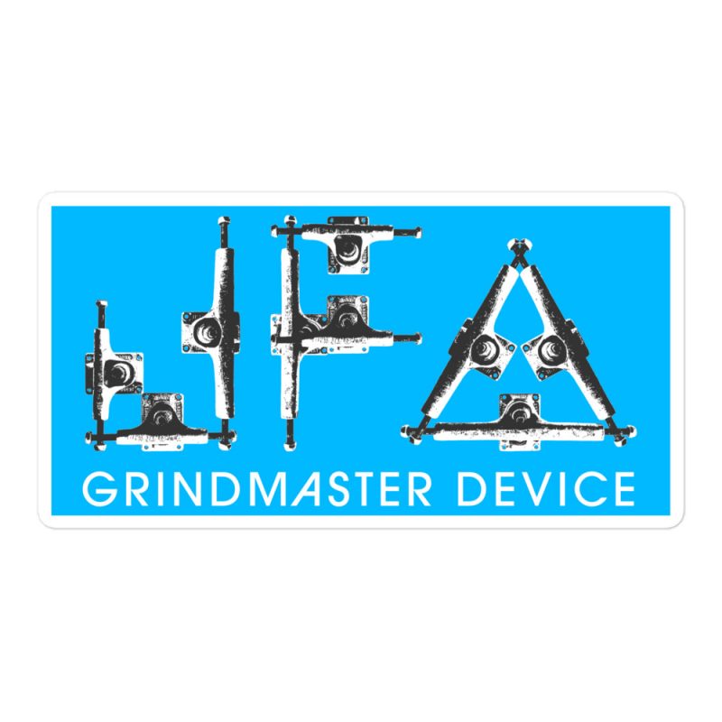 JFA Grindmaster Device Blue Bubble-free stickers