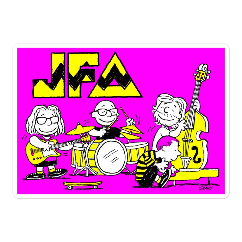 JFA Jam Session Bubble-free Sticker Magenta