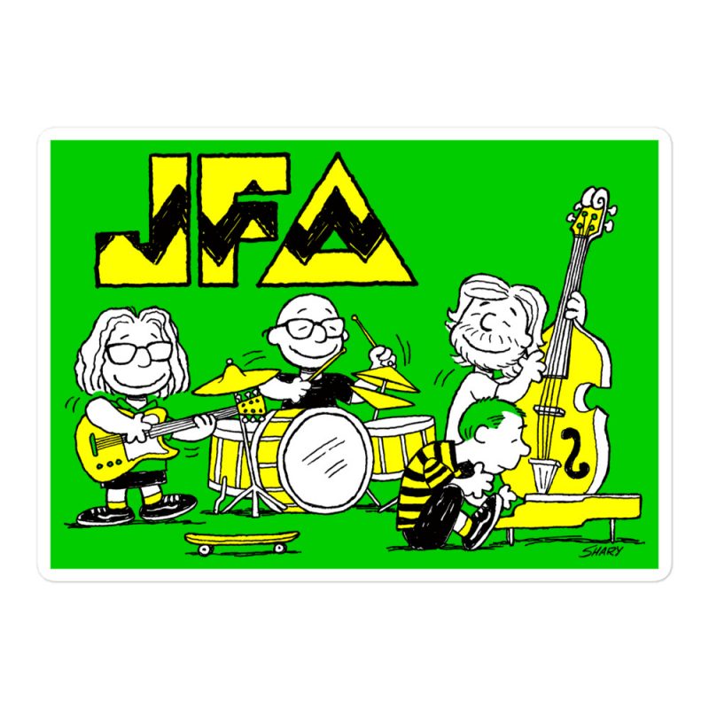 JFA Jam Session Bubble-free Sticker Green