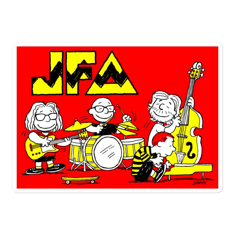 JFA Jam Session Bubble-free Sticker Red