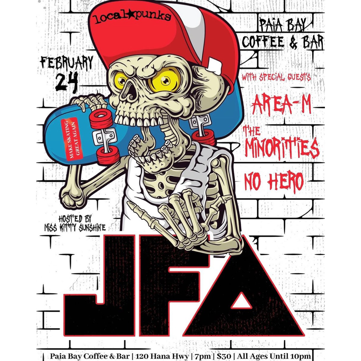 JFA Live @ Paia Bay Coffee & Bar, HAWAII!! – Feb. 24