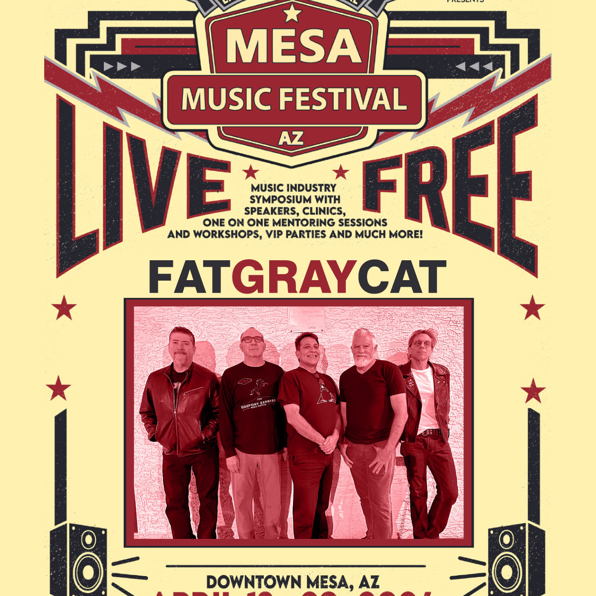 Fat Gray Cat Live at Mesa Music Festival 2024