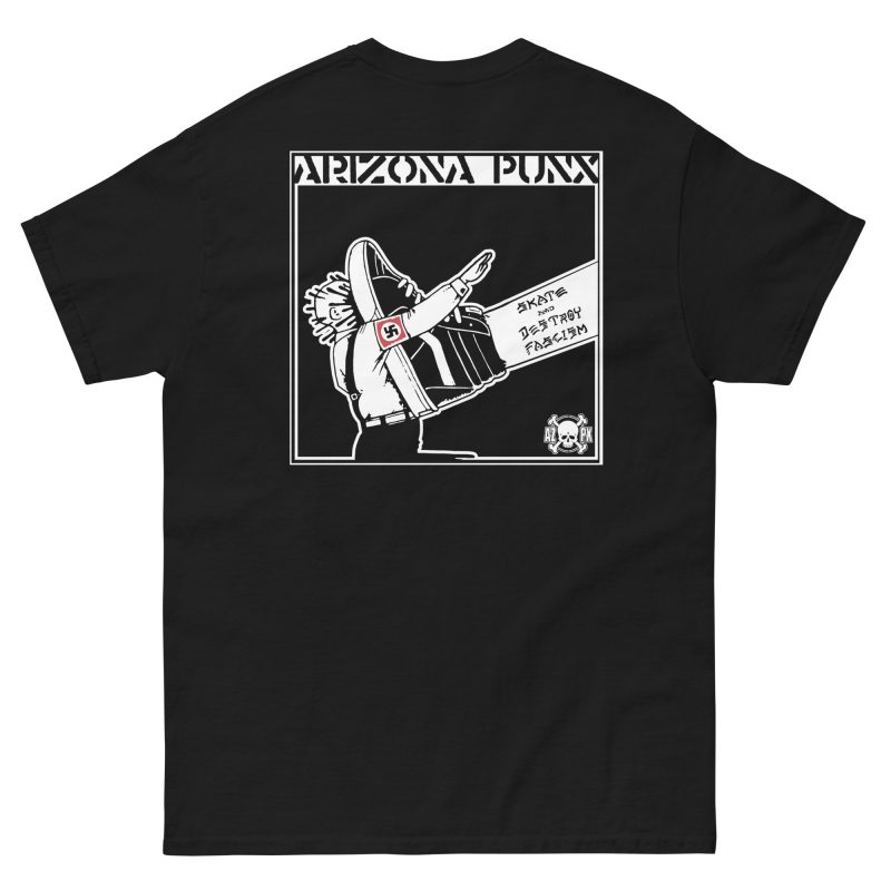 AZPX Skate and Destroy Fascism Black Classic-fit T-shirt